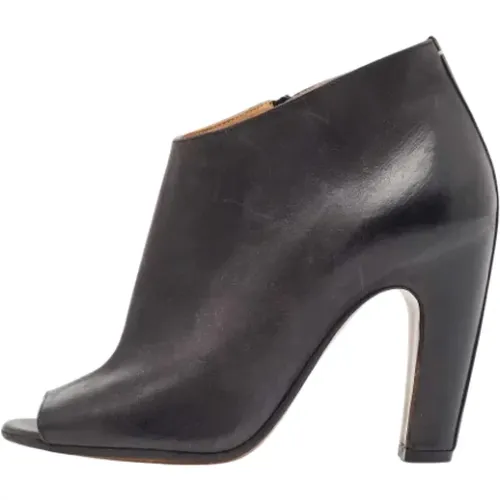 Pre-owned Leather boots , female, Sizes: 4 UK - Maison Margiela Pre-owned - Modalova