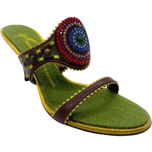 Pre-owned Leather heels , female, Sizes: 4 UK - Giuseppe Zanotti Pre-owned - Modalova