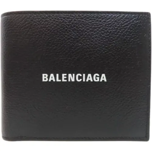 Pre-owned Leather wallets , male, Sizes: ONE SIZE - Balenciaga Vintage - Modalova