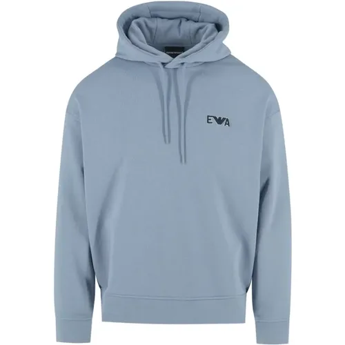 Classic Pullover Hoodie, Size XXL , male, Sizes: 2XL - Emporio Armani - Modalova