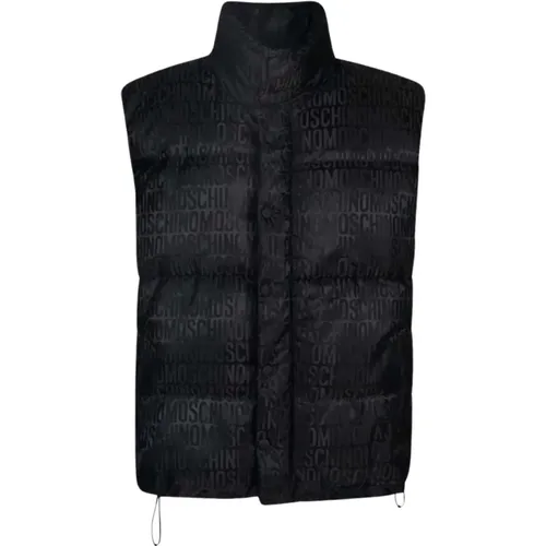 Padded Logo Vest , male, Sizes: M, L - Moschino - Modalova