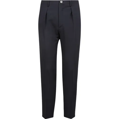 Wool trousers , male, Sizes: S - Incotex - Modalova