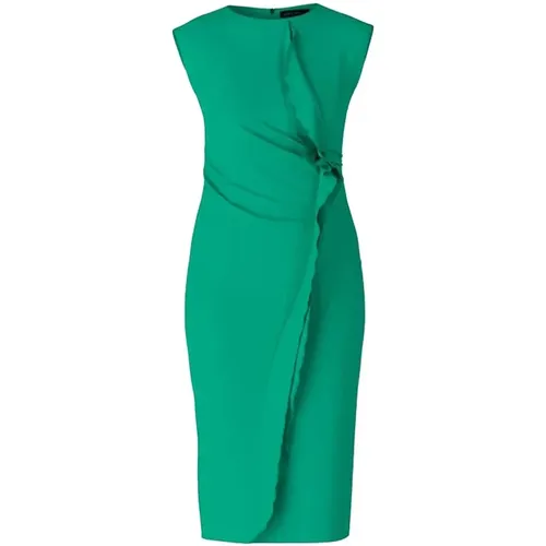 Wrap Dress with Ruched Detail , female, Sizes: L, XL, M, S - Marc Cain - Modalova
