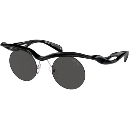 Stylish Sunglasses in Dark Grey , unisex, Sizes: 43 MM - Prada - Modalova