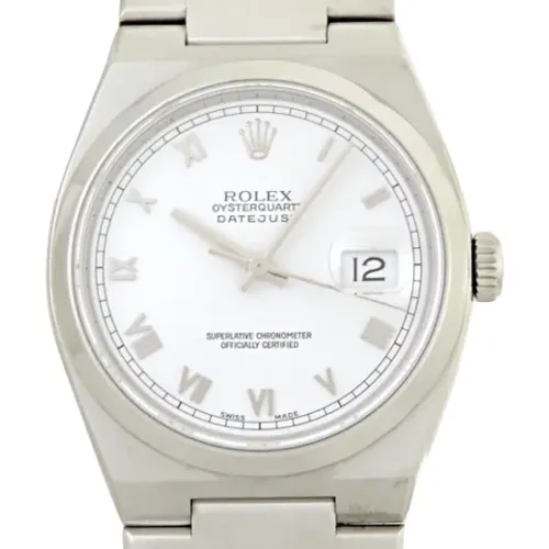 Pre-owned Stainless Steel watches , male, Sizes: ONE SIZE - Rolex Vintage - Modalova