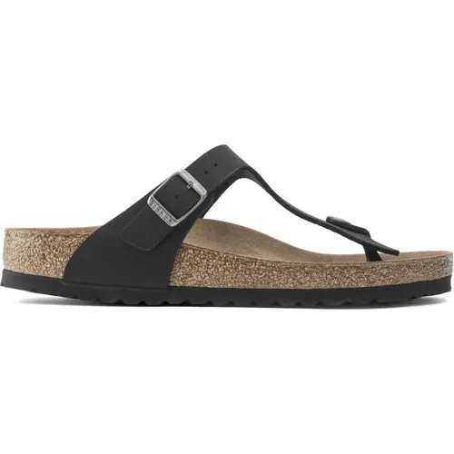 Korkfußbett-Sandalen , Damen, Größe: 35 EU - Birkenstock - Modalova