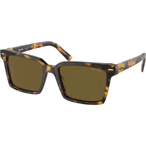 Stylische Sonnenbrille VAU01T,Stylische Sonnenbrille in Farbe 16K07O,Stylische Sonnenbrille in verschiedenen Farben - Miu Miu - Modalova