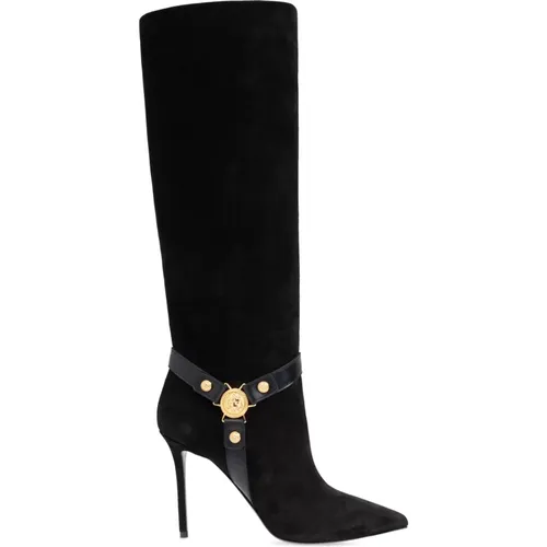 Lederstiefel Balmain - Balmain - Modalova