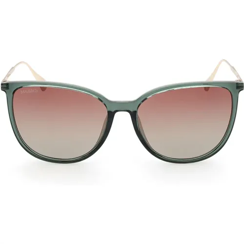 Womens Cat Eye Sunglasses in Havana , female, Sizes: 52 MM - Max & Co - Modalova