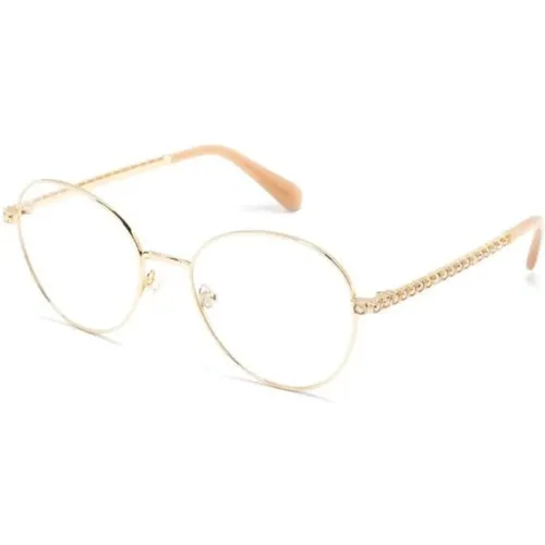 Goldene Optische Brille für den Alltag - Swarovski - Modalova