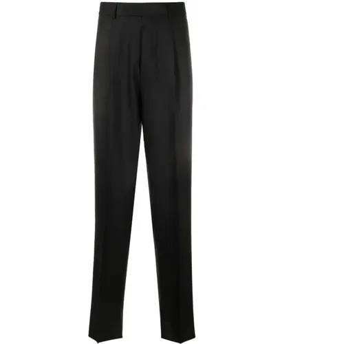 Pleated Wool Pants , male, Sizes: 2XL, 3XL, M, L - Ermenegildo Zegna - Modalova