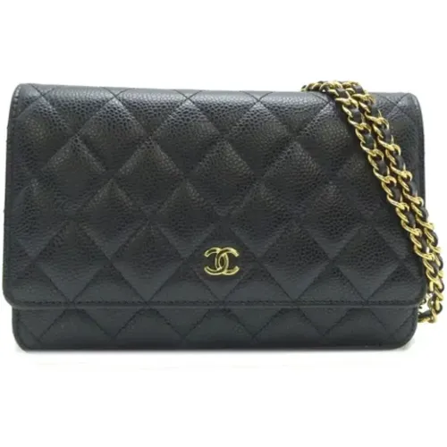 Pre-owned Leather wallets , female, Sizes: ONE SIZE - Chanel Vintage - Modalova