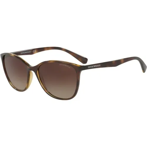 Sunglasses Ea4073 Tortoise Shell , female, Sizes: 56 MM - Emporio Armani - Modalova