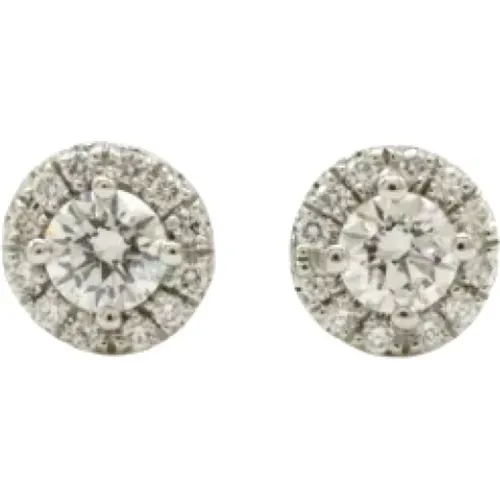 Pre-owned Platinum earrings , female, Sizes: ONE SIZE - Tiffany & Co. Pre-owned - Modalova