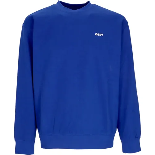 Bold Premium Crew Fleece Sweatshirt , Herren, Größe: XS - Obey - Modalova