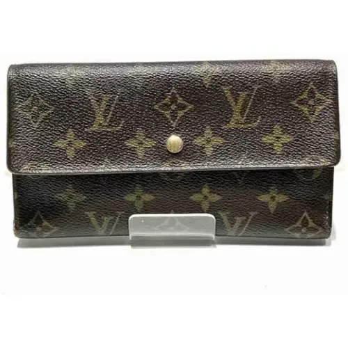 Pre-owned Canvas wallets , female, Sizes: ONE SIZE - Louis Vuitton Vintage - Modalova