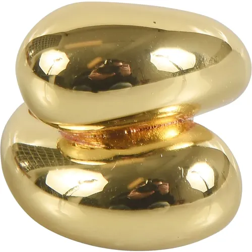 Golden Ring Accessories Double Bridge Style , female, Sizes: M - Federica Tosi - Modalova