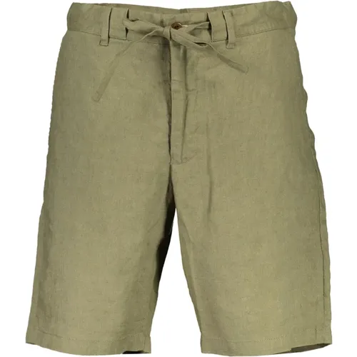 Grüne Bermuda-Shorts für Herren mit Kordelzug - Gant - Modalova