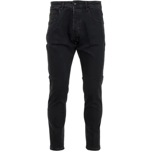 Schwarze Skinny Jeans für Männer , Herren, Größe: W35 - Don The Fuller - Modalova