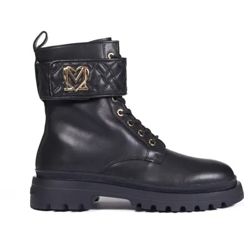 Schwarze Stiefel für Stilvolle Outfits , Damen, Größe: 37 EU - Love Moschino - Modalova