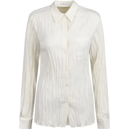 Classic wrinkled effect shirt , female, Sizes: L, S, M - Helmut Lang - Modalova