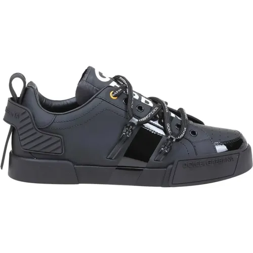 Portofino Sneakers , male, Sizes: 5 1/2 UK, 6 UK - Dolce & Gabbana - Modalova
