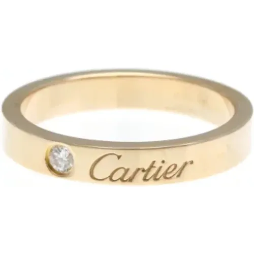 Pre-owned Rose Gold rings , female, Sizes: ONE SIZE - Cartier Vintage - Modalova