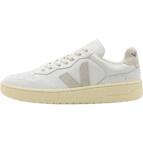 Leder Extra Weiß Natürlich Sneakers , Damen, Größe: 37 EU - Veja - Modalova