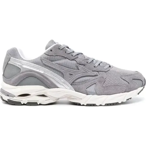 Men's Shoes Sneakers Silver Noos , male, Sizes: 9 1/2 UK, 6 1/2 UK - Mizuno - Modalova