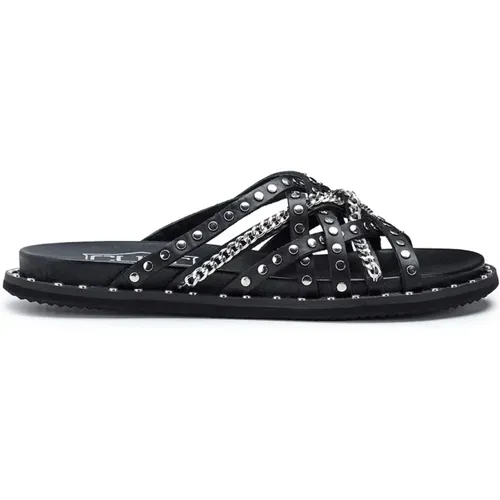 Studded Leather Sandalen , Damen, Größe: 39 EU - Cult - Modalova