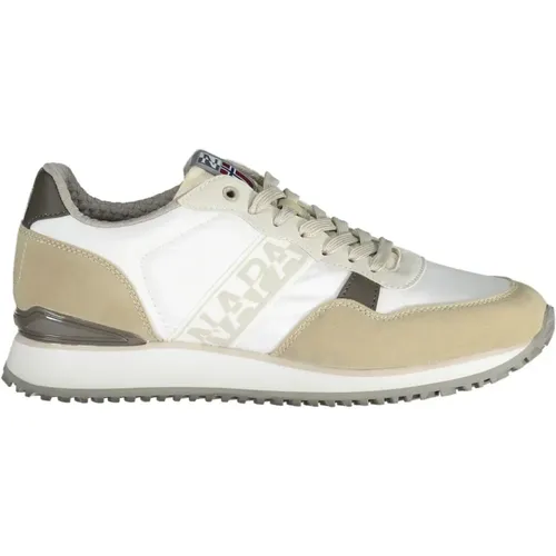 Weißer Sneaker, Polyester Material - Napapijri - Modalova