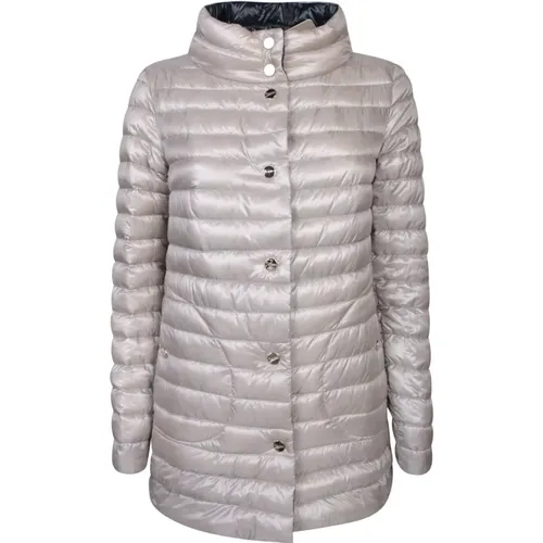 Womens Clothing Jacket Grey Ss24 , female, Sizes: 2XS, M - Herno - Modalova
