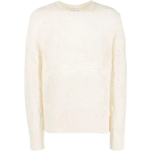 Ecru Menoah Sweater , male, Sizes: L, M - Dries Van Noten - Modalova