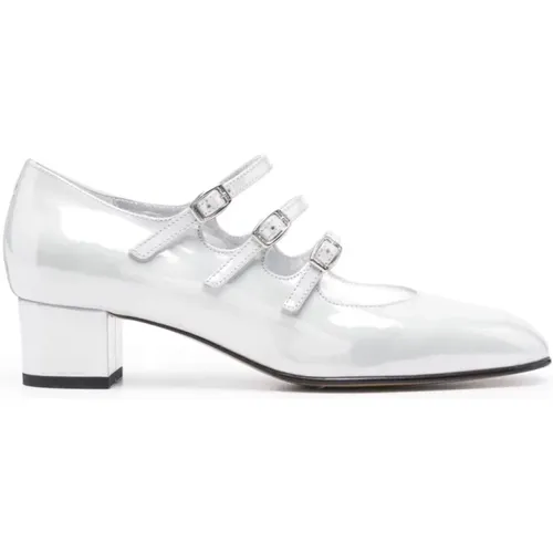 Patent Leather Mary-Jane Heels , female, Sizes: 3 UK, 2 UK, 7 UK, 3 1/2 UK, 5 UK, 4 1/2 UK, 6 1/2 UK, 5 1/2 UK, 6 UK, 4 UK - Carel - Modalova