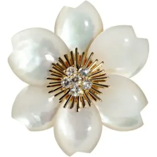 Pre-owned Gold brooches , female, Sizes: ONE SIZE - Van Cleef & Arpels Pre-owned - Modalova