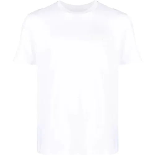 Casual Kurzarm Weiß Baumwoll T-shirt , Herren, Größe: XL - Moschino - Modalova