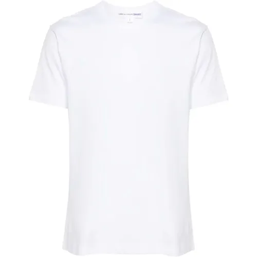 Logo Print Cotton T-shirt , male, Sizes: XL, L, M - Comme des Garçons - Modalova