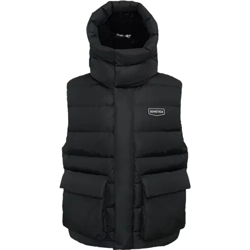 Hooded Down Vest Aw23 , male, Sizes: 2XL, XL, L - duvetica - Modalova