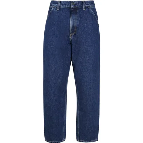 Lockerer gerader Schnitt blaue Jeans , Herren, Größe: W32 - Carhartt WIP - Modalova