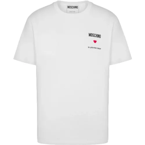 T-Shirts , male, Sizes: 2XL - Moschino - Modalova