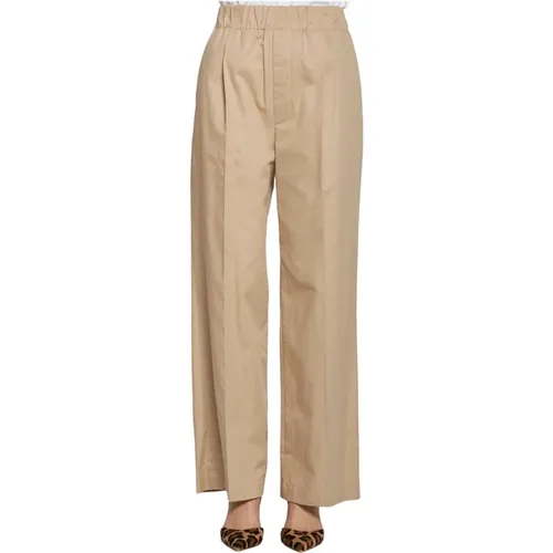 Cotton Trousers , female, Sizes: 2XS - Jejia - Modalova
