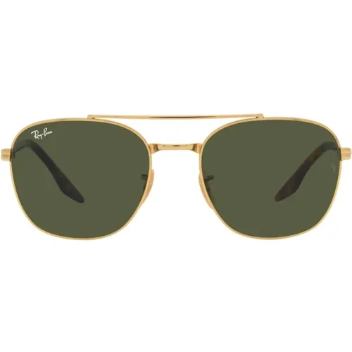 RB 3688 Gold Metal Sunglasses , female, Sizes: 55 MM - Ray-Ban - Modalova