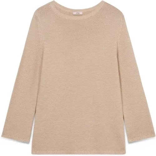 Lurex Baumwollmischung Pullover , Damen, Größe: XL - Oltre - Modalova