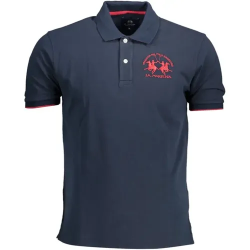 Elegantes Blaues Polo , Herren, Größe: S - LA MARTINA - Modalova