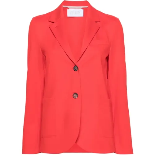 Bright Stretch-Jersey Blazer , female, Sizes: XS, XL - Harris Wharf London - Modalova