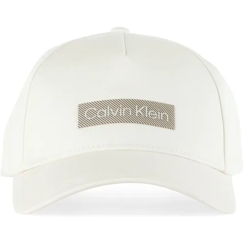 Cotton Logo Print Cap , male, Sizes: ONE SIZE - Calvin Klein - Modalova