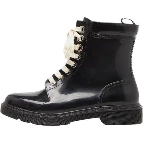 Pre-owned Gummi boots , Damen, Größe: 40 EU - Sergio Rossi Pre-owned - Modalova