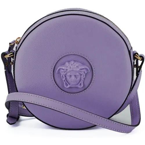 Elegant Round Shoulder Bag , female, Sizes: ONE SIZE - Versace - Modalova