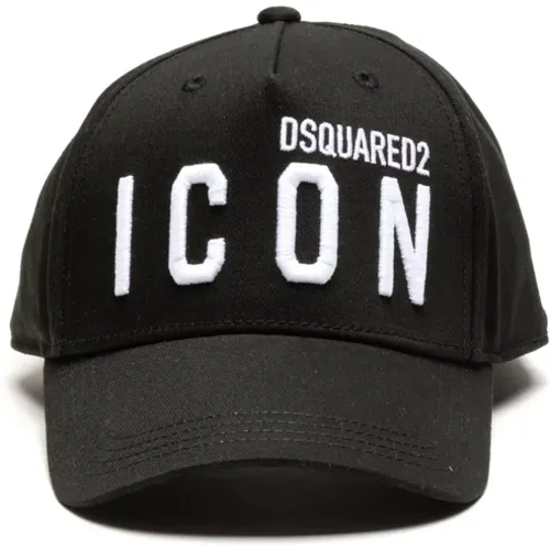 Schwarze Hüte Cappello Dsquared2 - Dsquared2 - Modalova