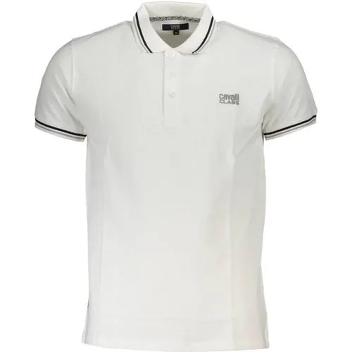 Stilvolles bedrucktes Poloshirt , Herren, Größe: 2XL - Cavalli Class - Modalova